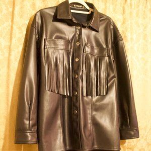 Fringe Leather Jacket